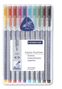 Marcador Staedtler triplus fineliner 334 SB10 c/10