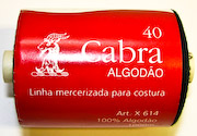 Linha de coser cabra